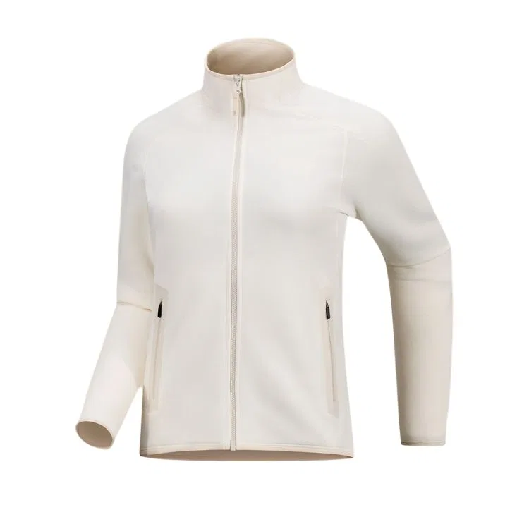 Женская флисовая толстовка с длинным рукавом KYANITE Arcteryx, Polar White/Driftwood White/Arctic Silk/Sea Salt