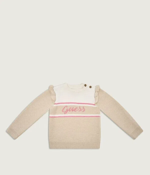 Детский комплект для девочек Guess, бежевый — фото 2