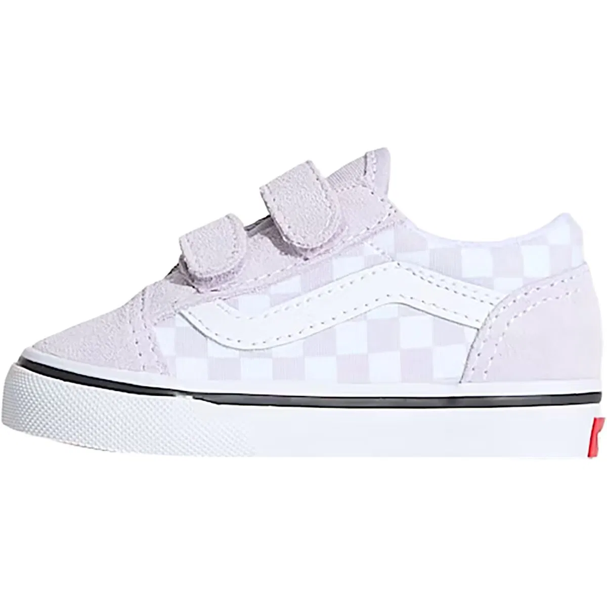 Детские кеды для мальчиков с замшевым верхом Vans, Color Theory Checkerboard Lilac Mist