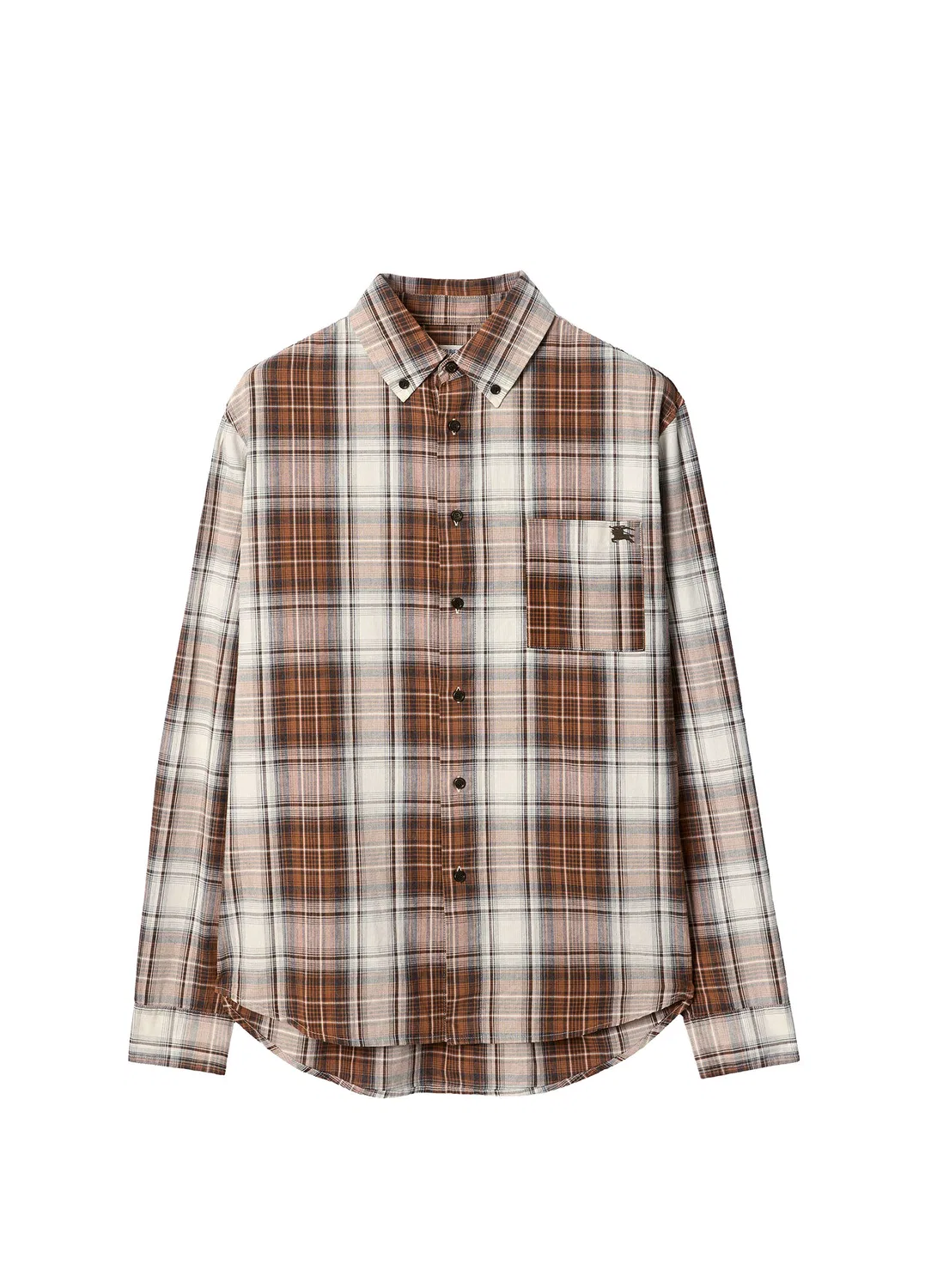 Рубашка Burberry Madras Check, коричневый