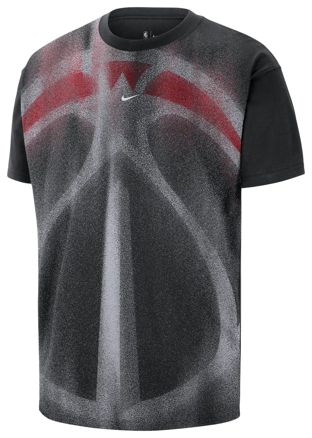Мужская футболка из хлопка Wizards Icon T-Shirt Nike, черный — фото 3