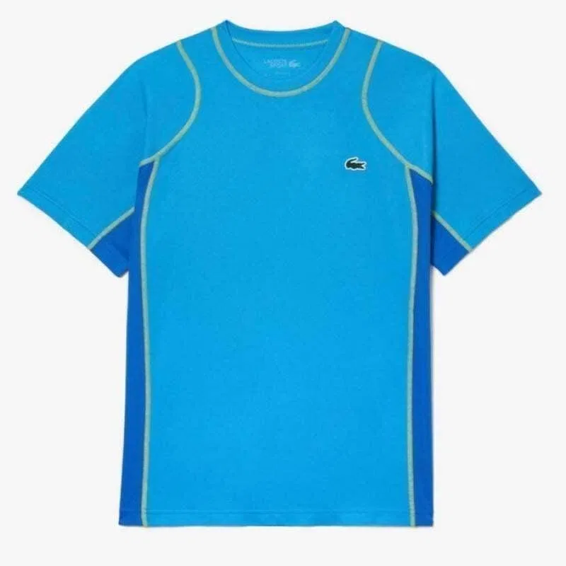 Мужская футболка с логотипом Lacoste, Kornblumenblau