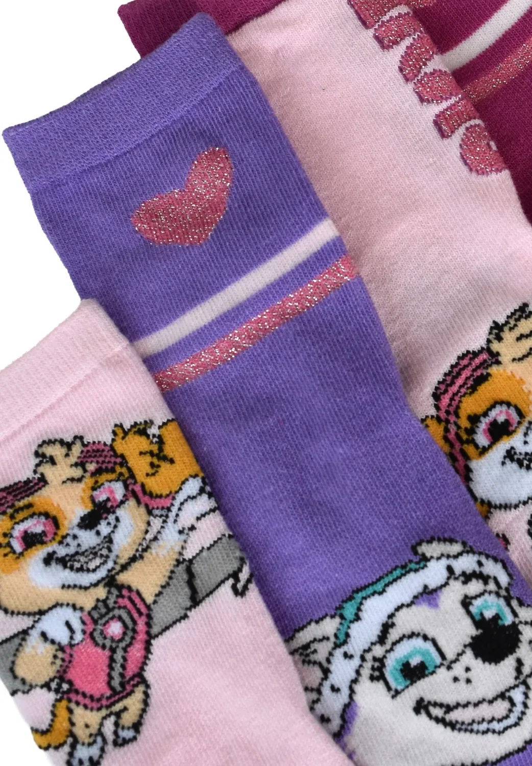 5Er pack socken skye everest kindersocken söckchen - socks Paw Patrol, Rosa Pink Lila — фото 3