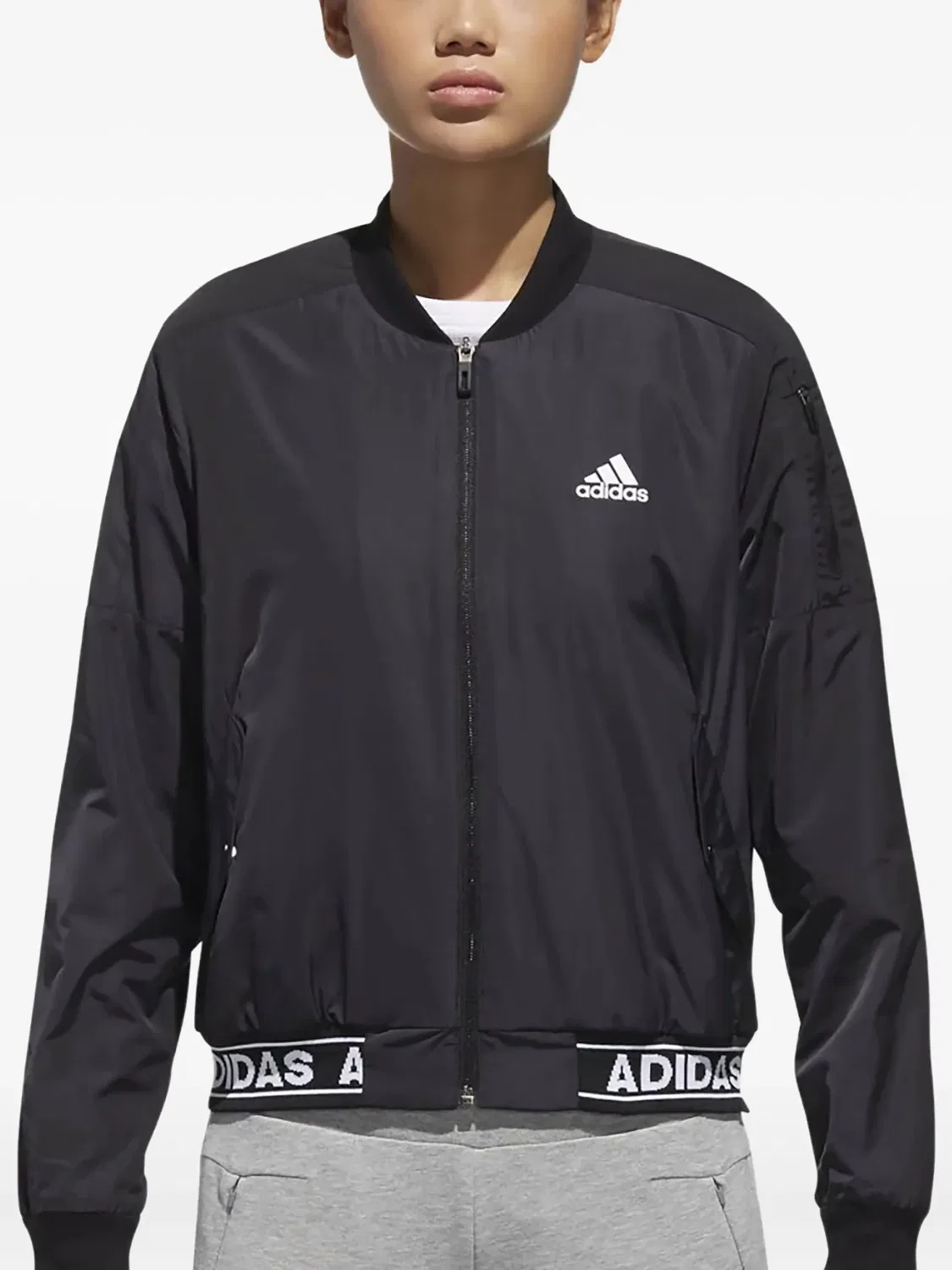 Куртка-бомбер Adidas Sport ID, черный