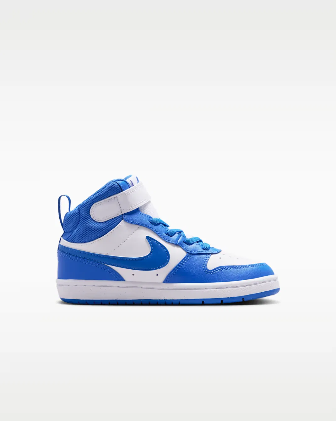 Детская обувь Nike Court Borough Mid 2, White/Blue Crystal/White/Blue Crystal — фото 3