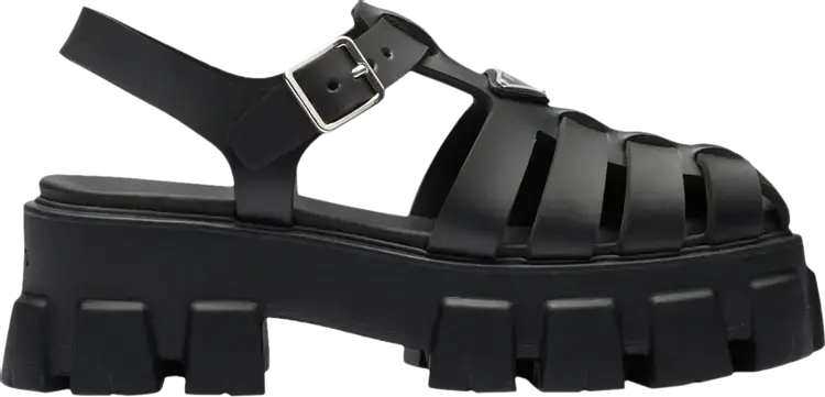 Сандалии Prada Wmns Foam Rubber Sandal Black, черный