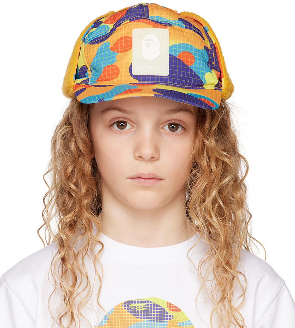 

Детская разноцветная камуфляжная кепка BAPE