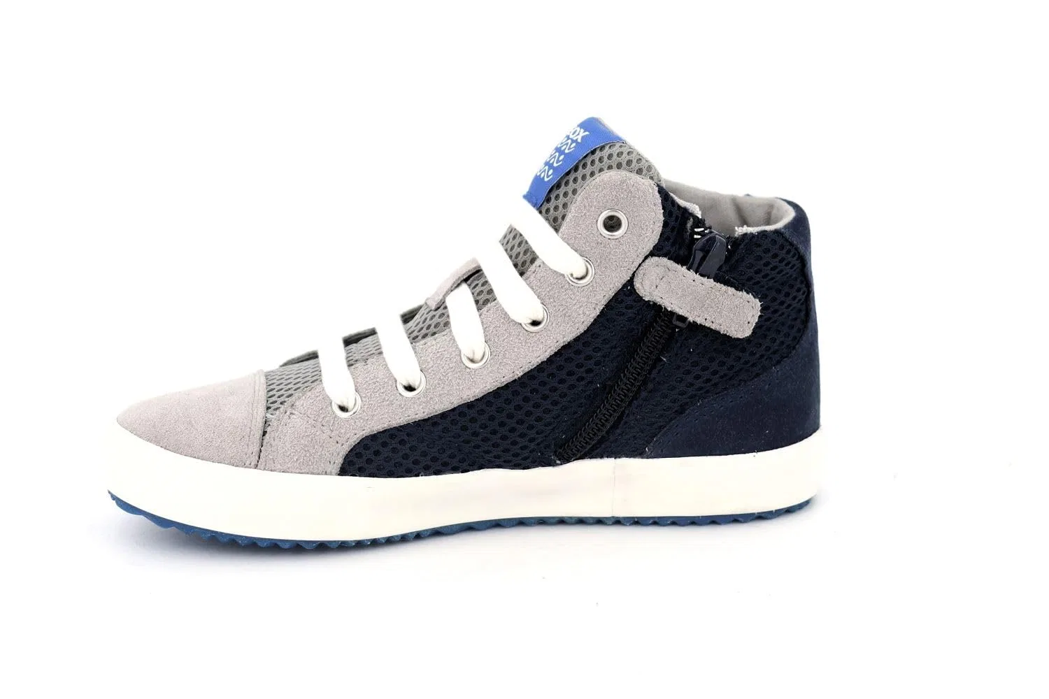 Детские кроссовки для мальчиков Geox J Alonysso Boy B, Navy Blue Greyc0661 — фото 4