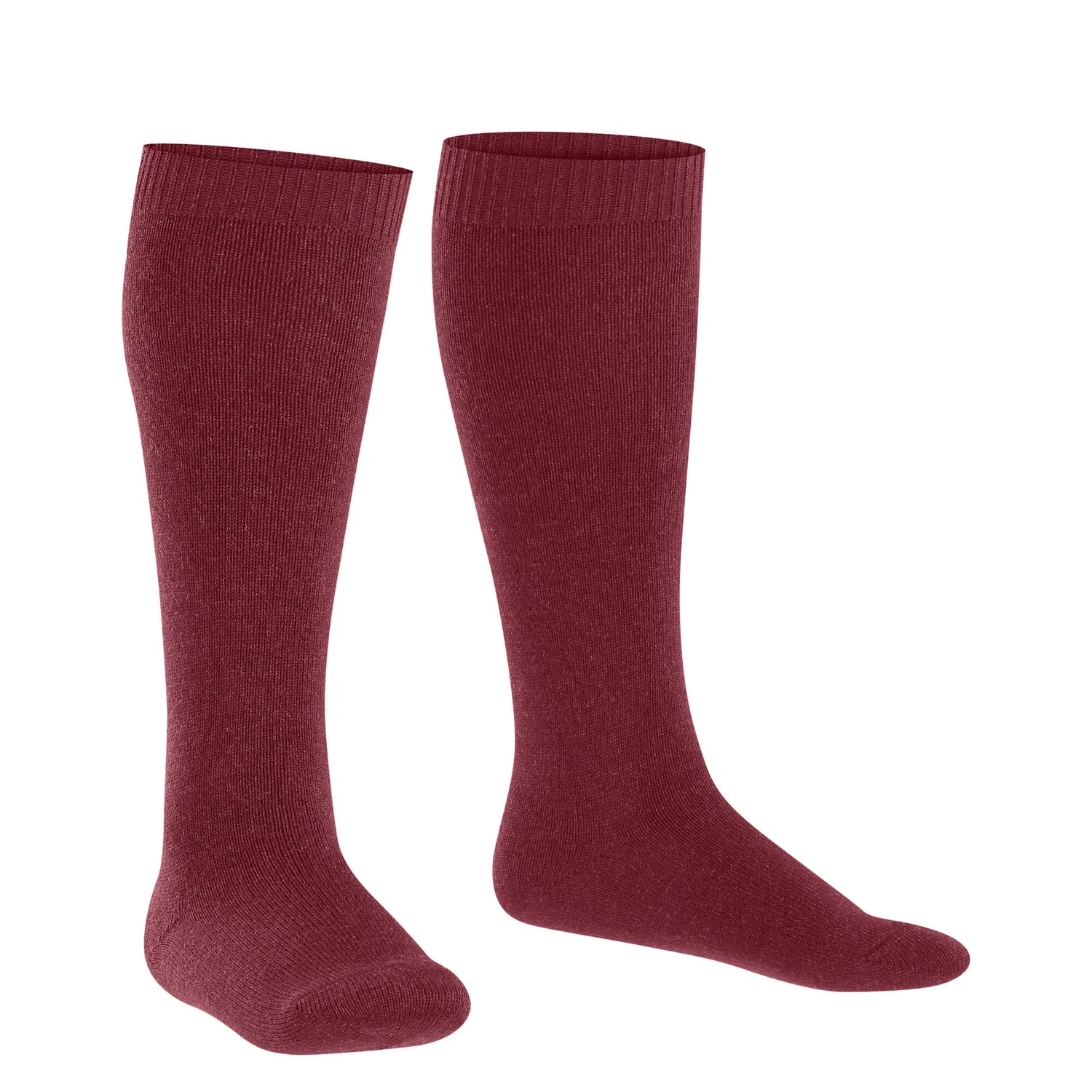 Детские носки с высоким голенищем из шерсти Comfort Wool Falke, Rot — фото 2