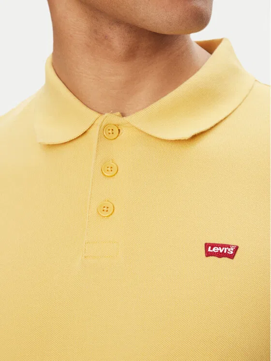 Поло regular fit Levi'S, желтый — фото 4