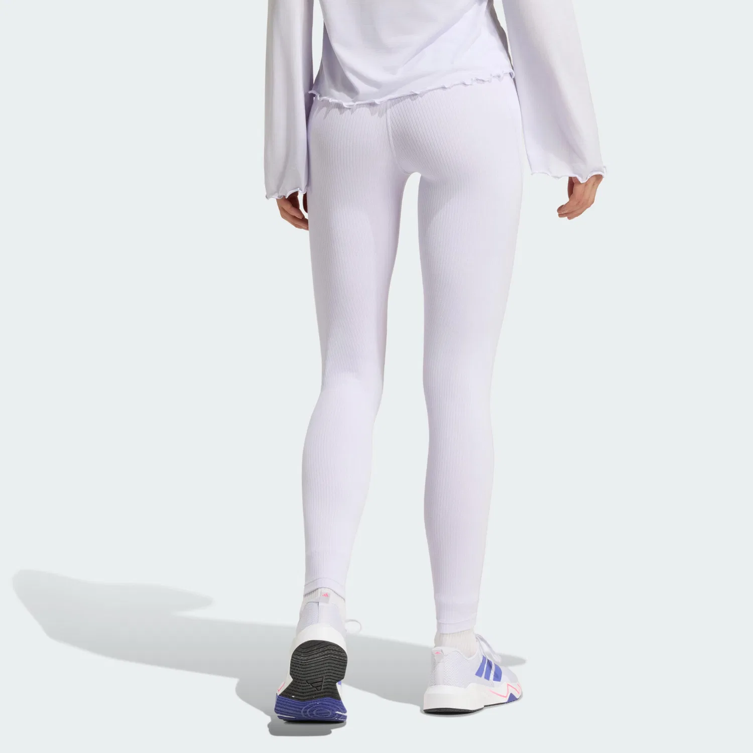 Женские леггинсы с высоким поясом All Me Leggings Adidas, Violett — фото 3