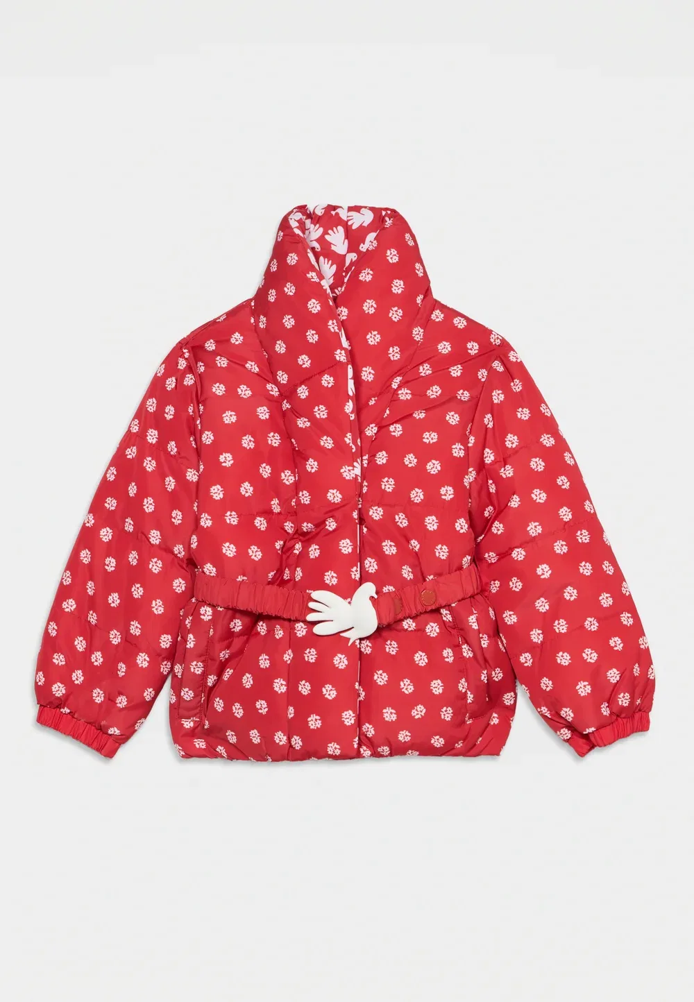 Зимняя куртка Stella Mccartney Kids, Red/White — фото 3
