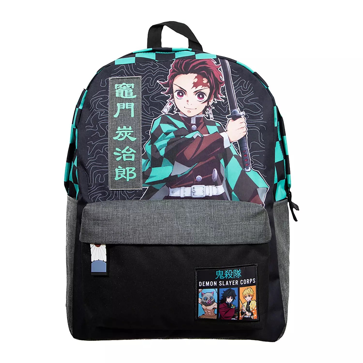 

Клетчатый рюкзак Demon Slayer Tanjiro