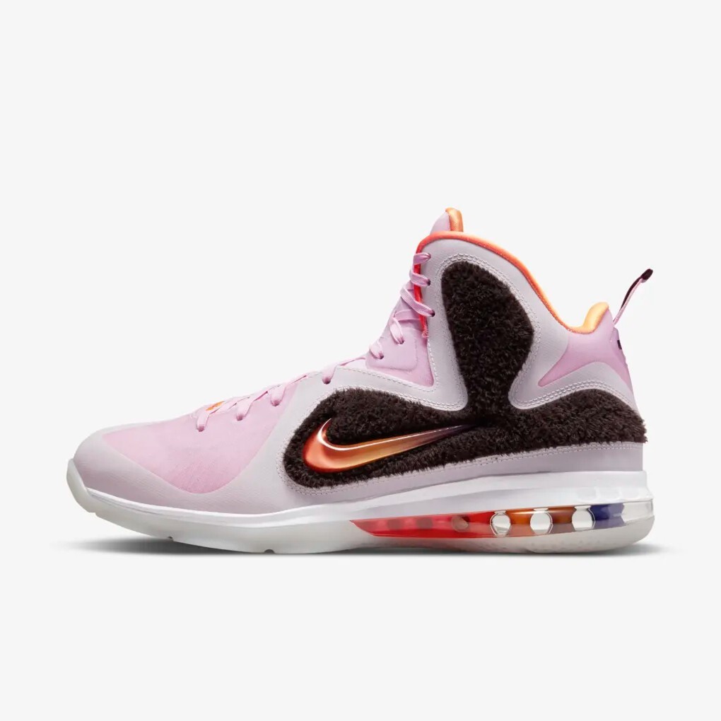 

Кроссовки Nike LeBron Retro IX 'Regal Pink and Velvet Brown', розовый