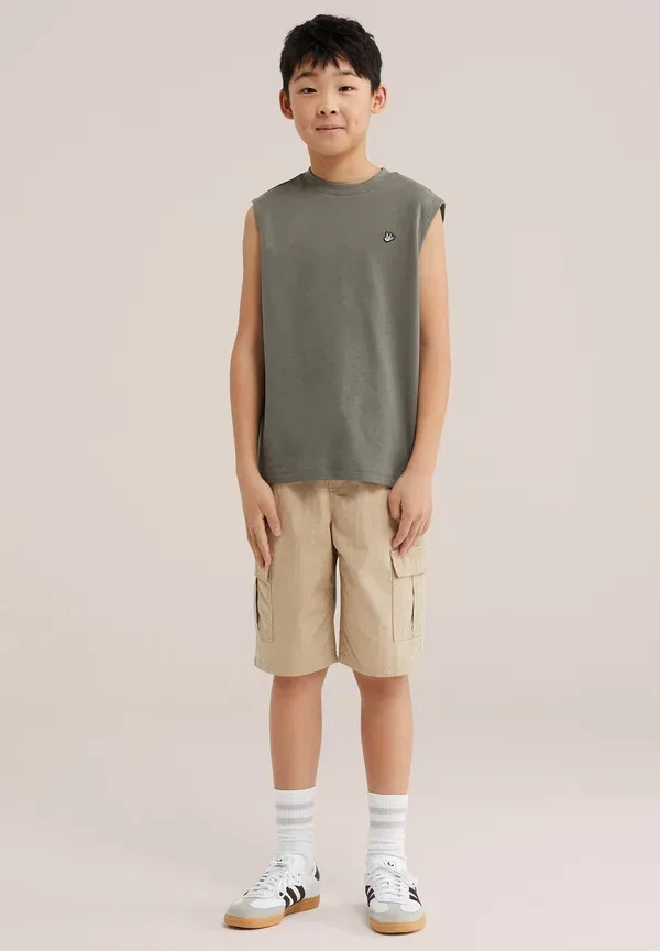 Топ джерси We Fashion, Olive Green, зеленый