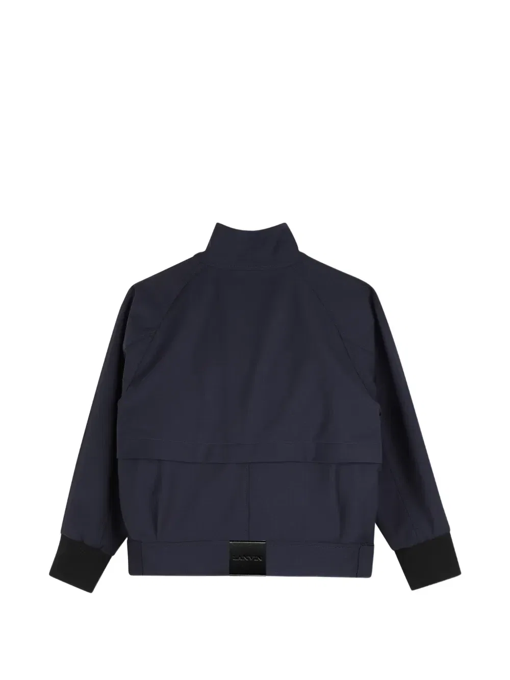 Куртка с логотипом и вором-стойкой Lanvin Enfant, синий — фото 2