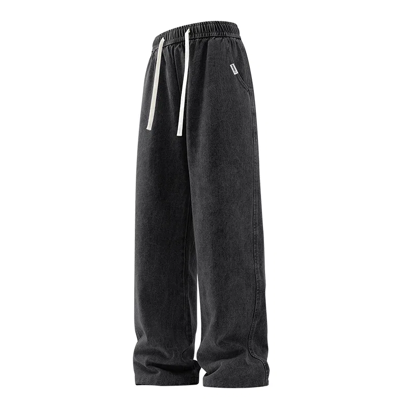 Детские джинсы прямого кроя MINISO, Black Gray