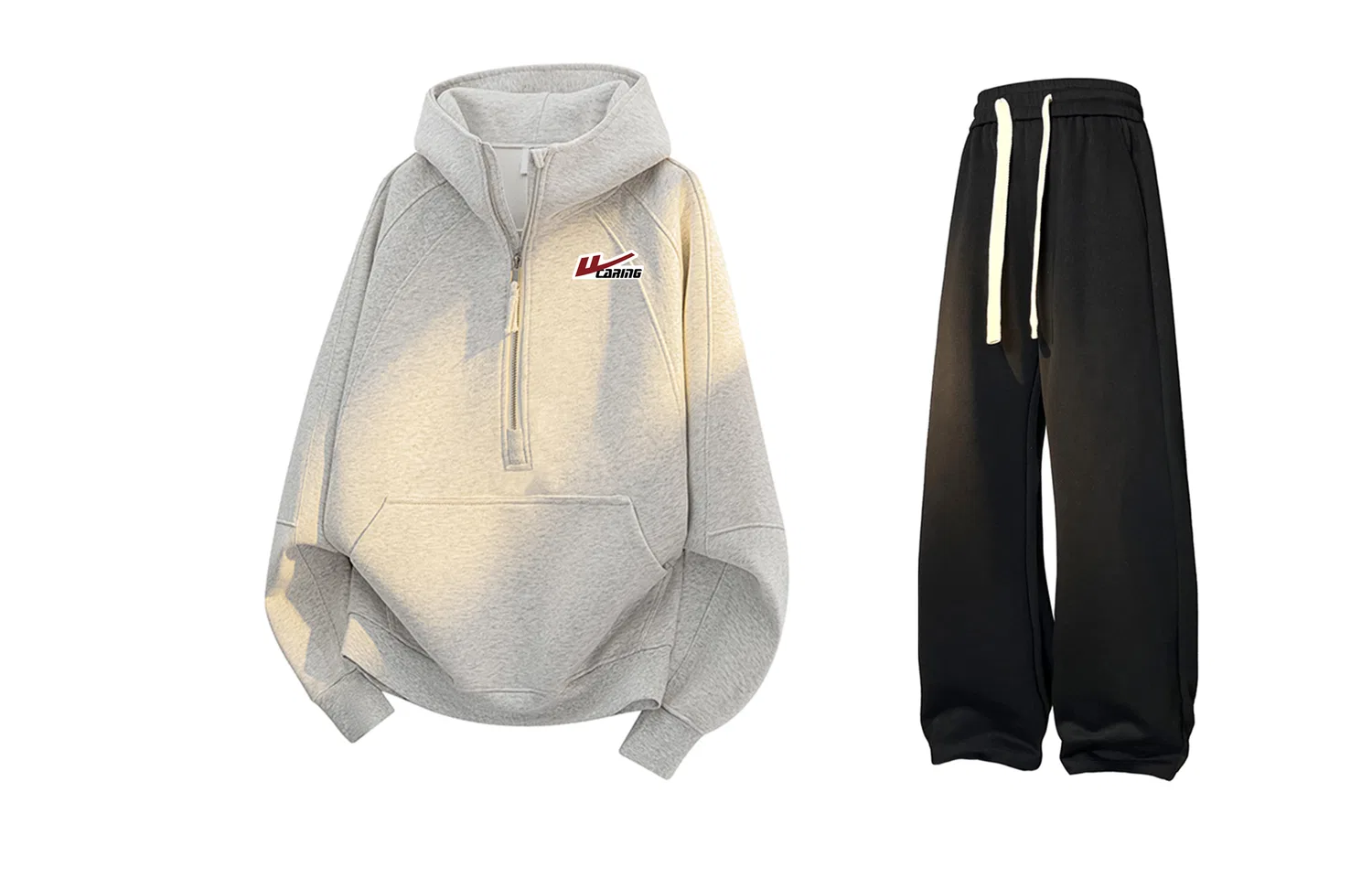 Детский комплект худи с принтом Sweatshirt Sets Unisex Hooded Moderate WARRIOR