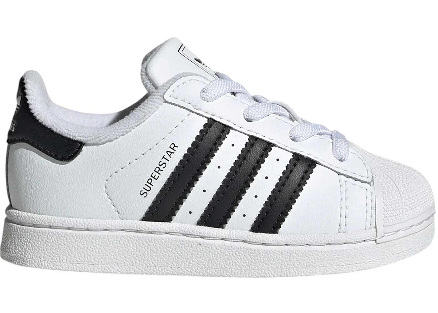 Детские кроссовки с ракушечным носком Adidas Superstar II, Cloud White Core Black Cloud White