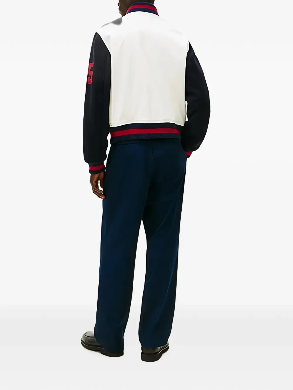Кожаная куртка с логотипом-аппликацией Tommy Hilfiger, белый — фото 2