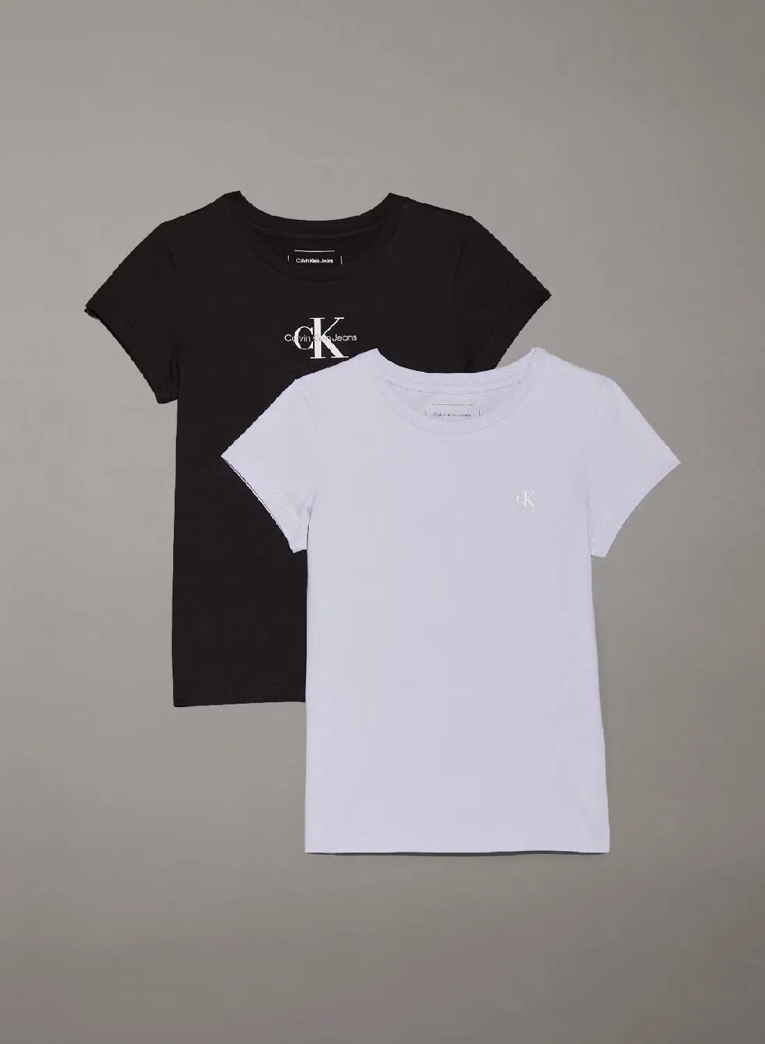 Комплект футболок с принтом 2 pack Calvin Klein Jeans, черный