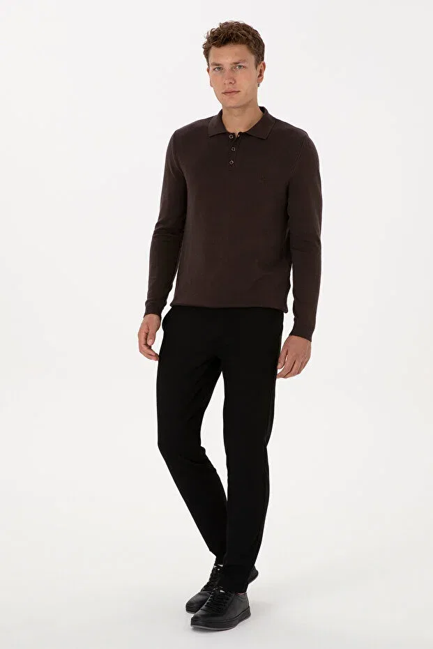 Мужские брюки-джоггеры из канваса U.S. Polo Assn., Black
