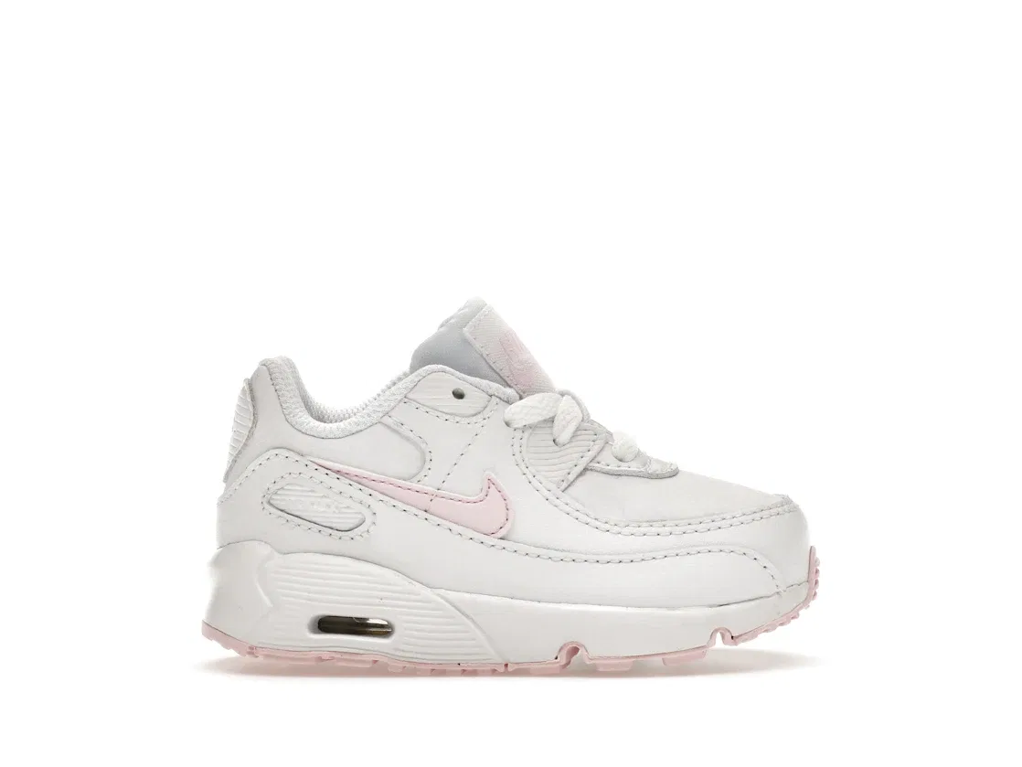 Детские кроссовки Lifestyle Nike Air Max 90 LTR, White/Pink Foam-White-White
