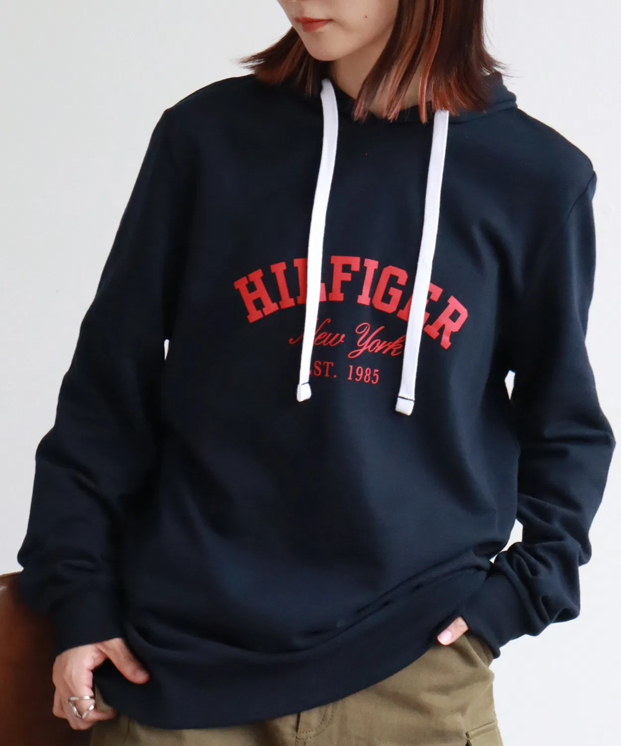 Мужское худи с принтом TOMMY HILFIGER, Navy — фото 4