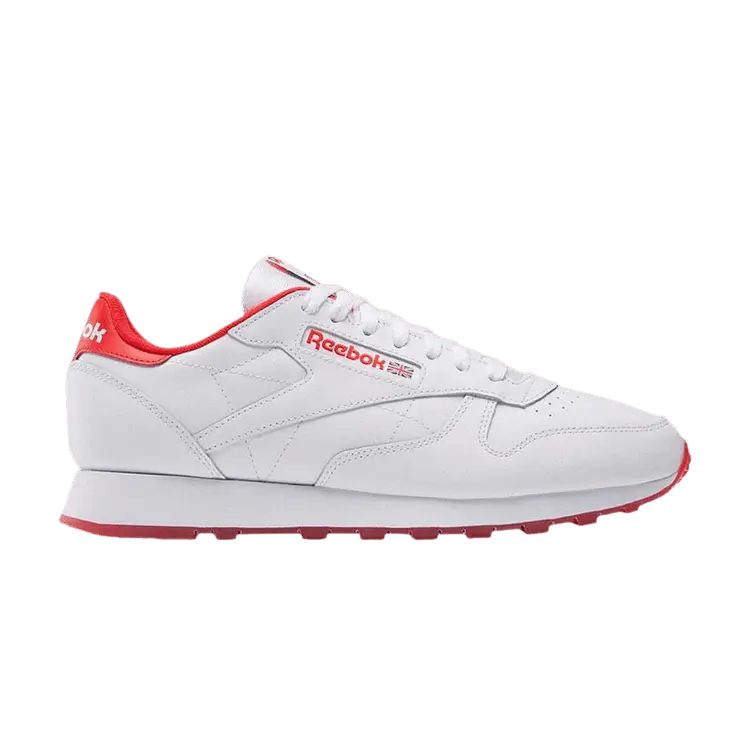 

Кроссовки Reebok Classic Leather 'White Instinct Red', белый