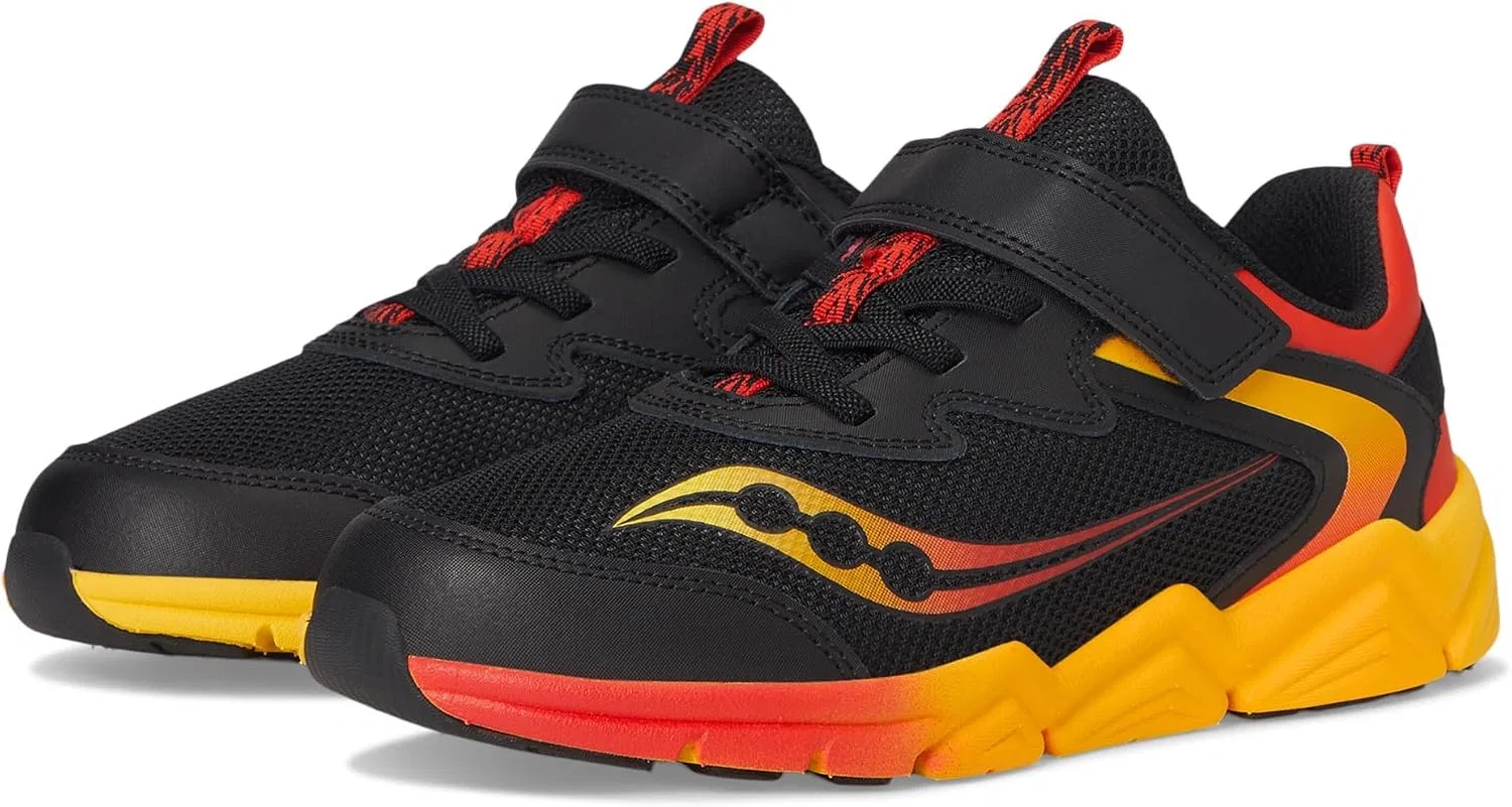 Детские кроссовки для мальчиков Flash Le Saucony, Black/Red