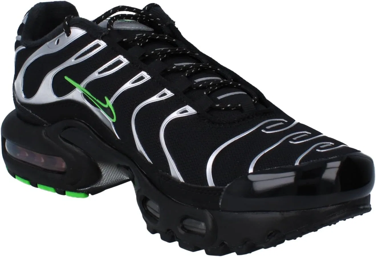 Детские кроссовки для мальчиков Air Max Plus GS Fsp Nike, Black Green Strike — фото 4