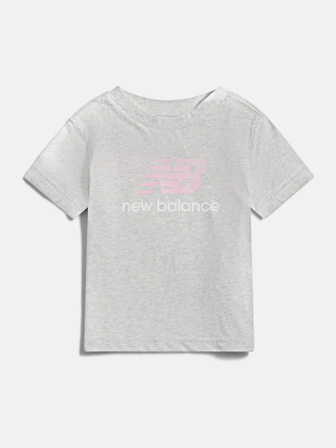 Футболка Stacked Logo New Balance, серый