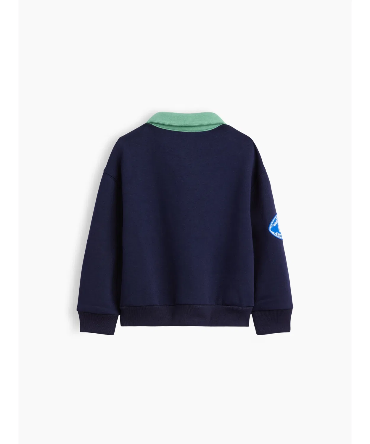 Детский свитшот с длинным рукавомVintage Soft Varsity Style GAP, Navy — фото 3
