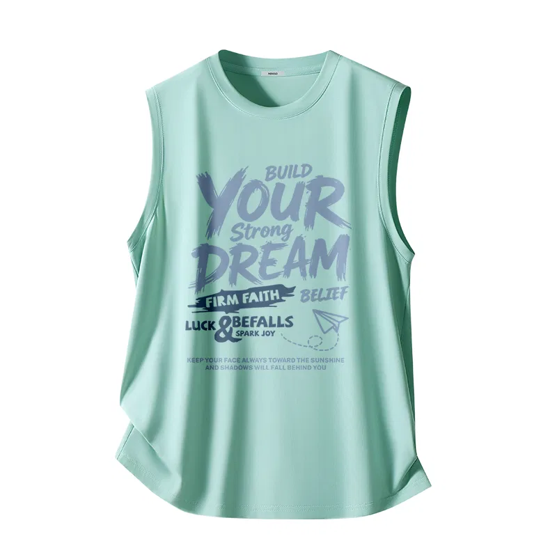 Детская майка с защитой UPF50+ MINISO, Aqua Green