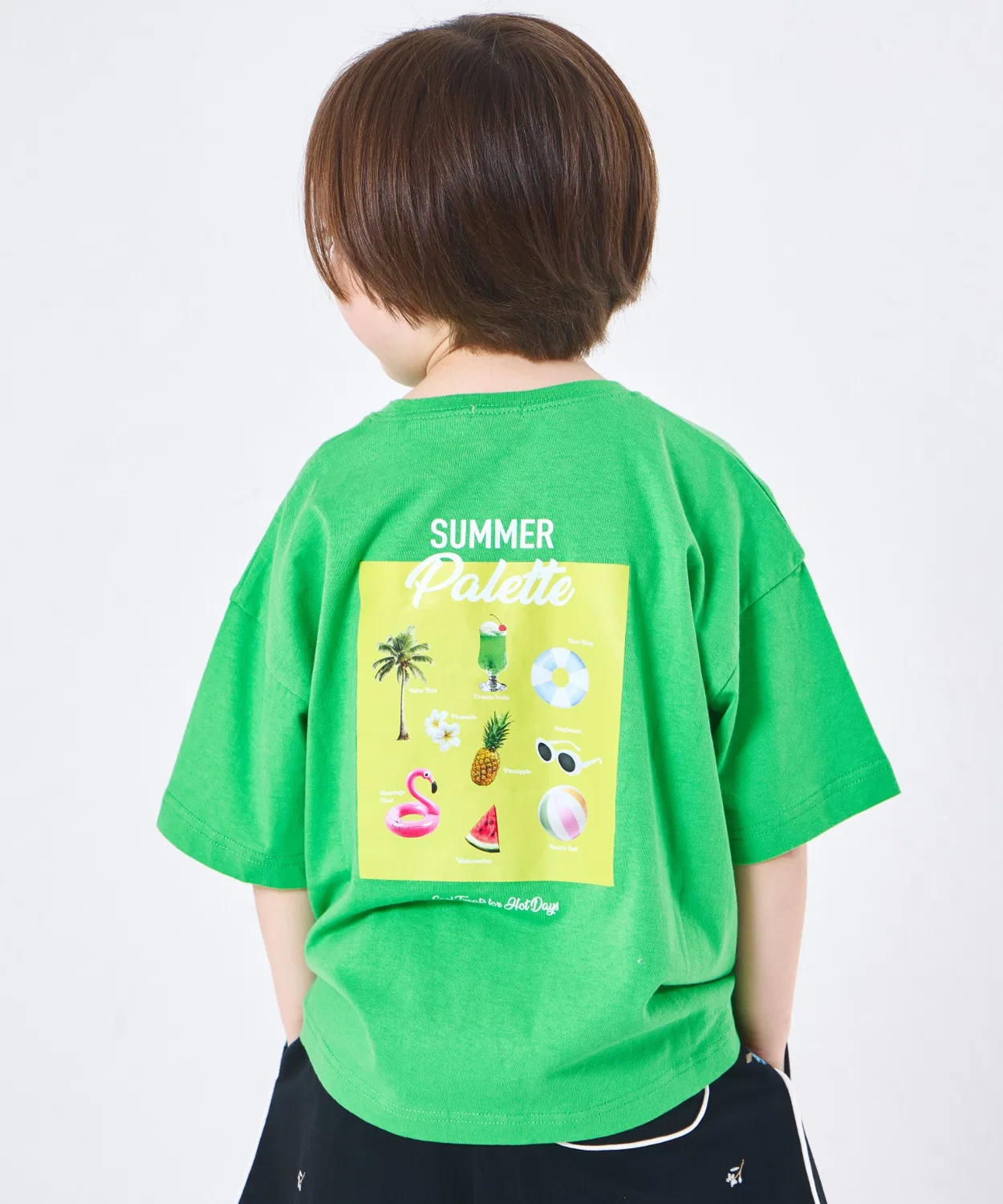 Детская футболка с принтом Poster Style Logo Unisex pairmanon, Green