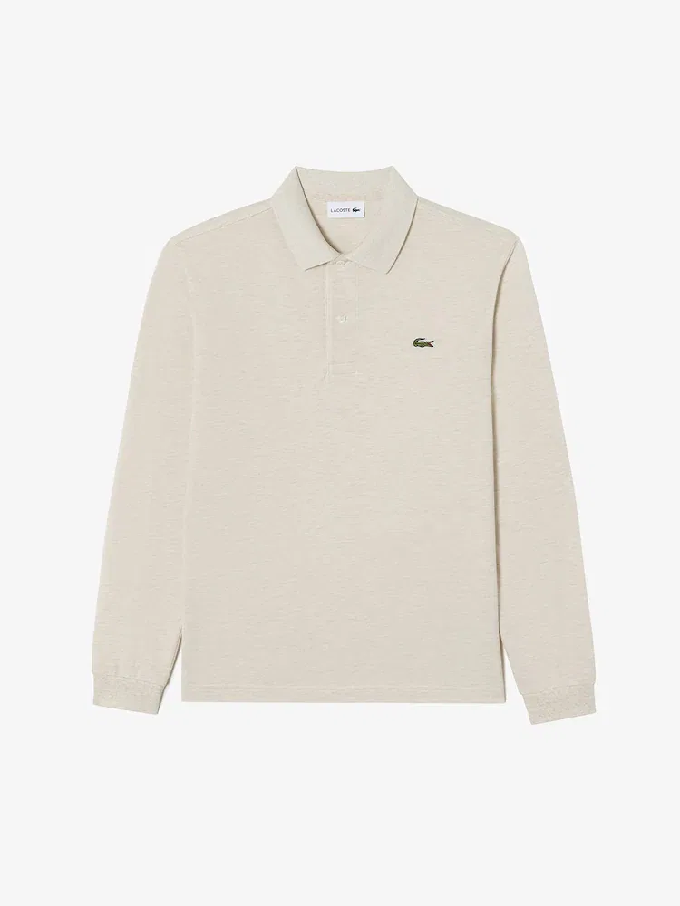Футболка с длинным рукавом Regular Fit LACOSTE, Beige — фото 4
