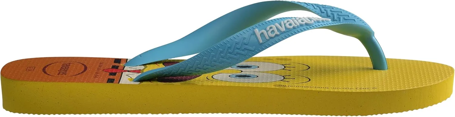 Шлепанцы Havaianas Губка Боб, желтый — фото 3