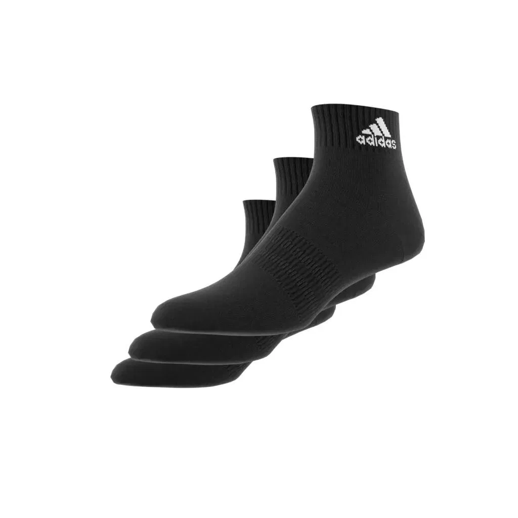 Женские легкие носки-невидимки Thin and Light Ankle Adidas, Schwarz — фото 4