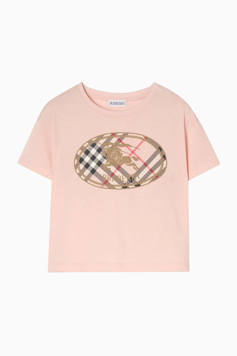 Футболка с принтом-логотипом хлопковая Burberry