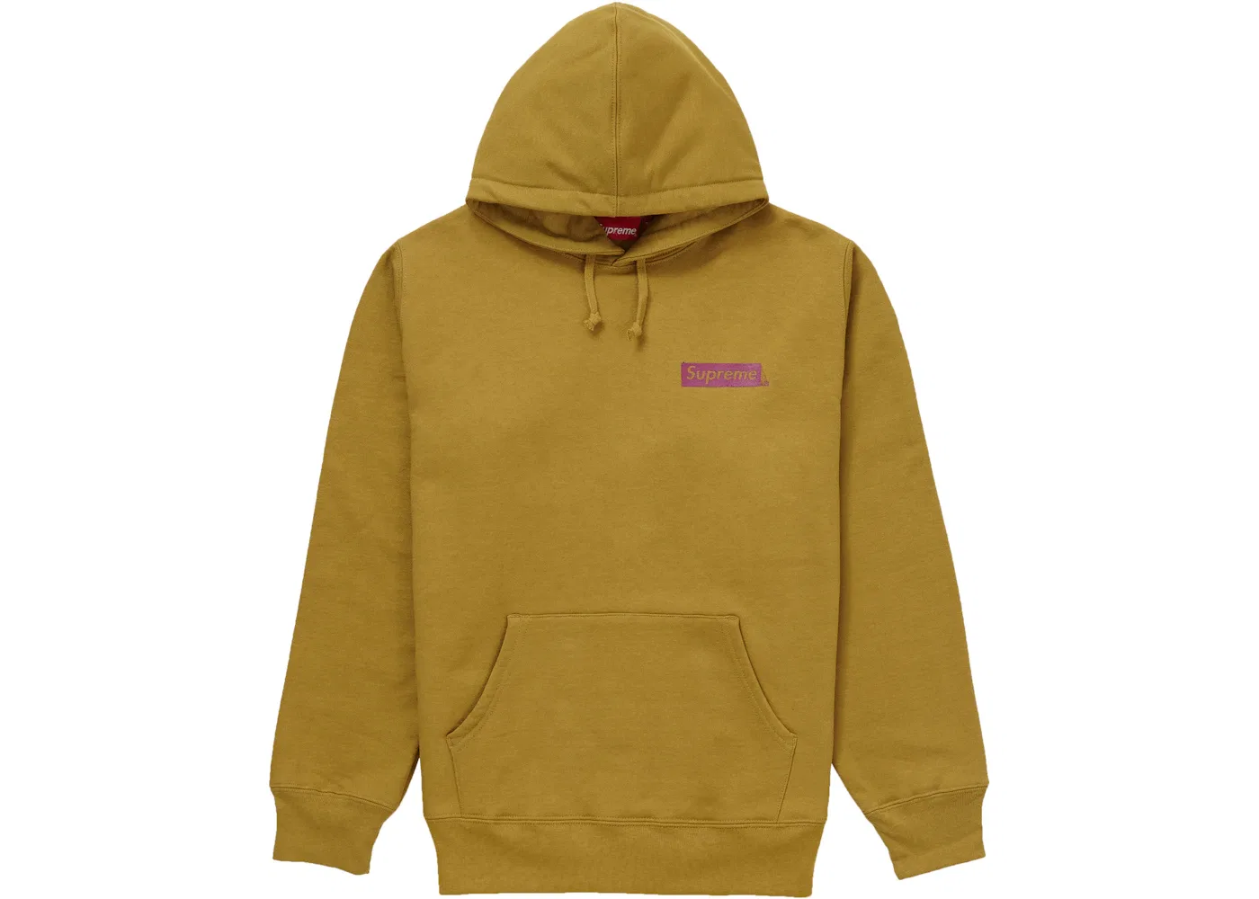 Мужской худи с принтом Stop Crying Supreme, Dark Mustard