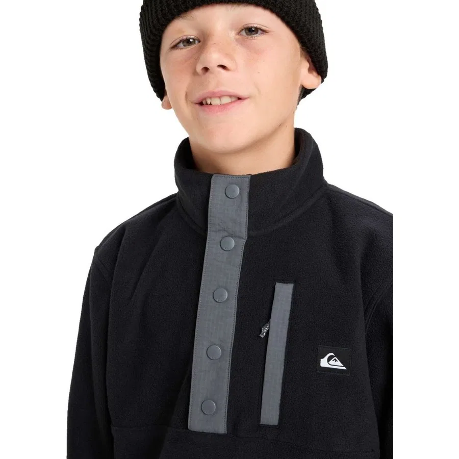 Флисовая куртка для мальчика No Destination Hz Youth Quiksilver, Черный — фото 4