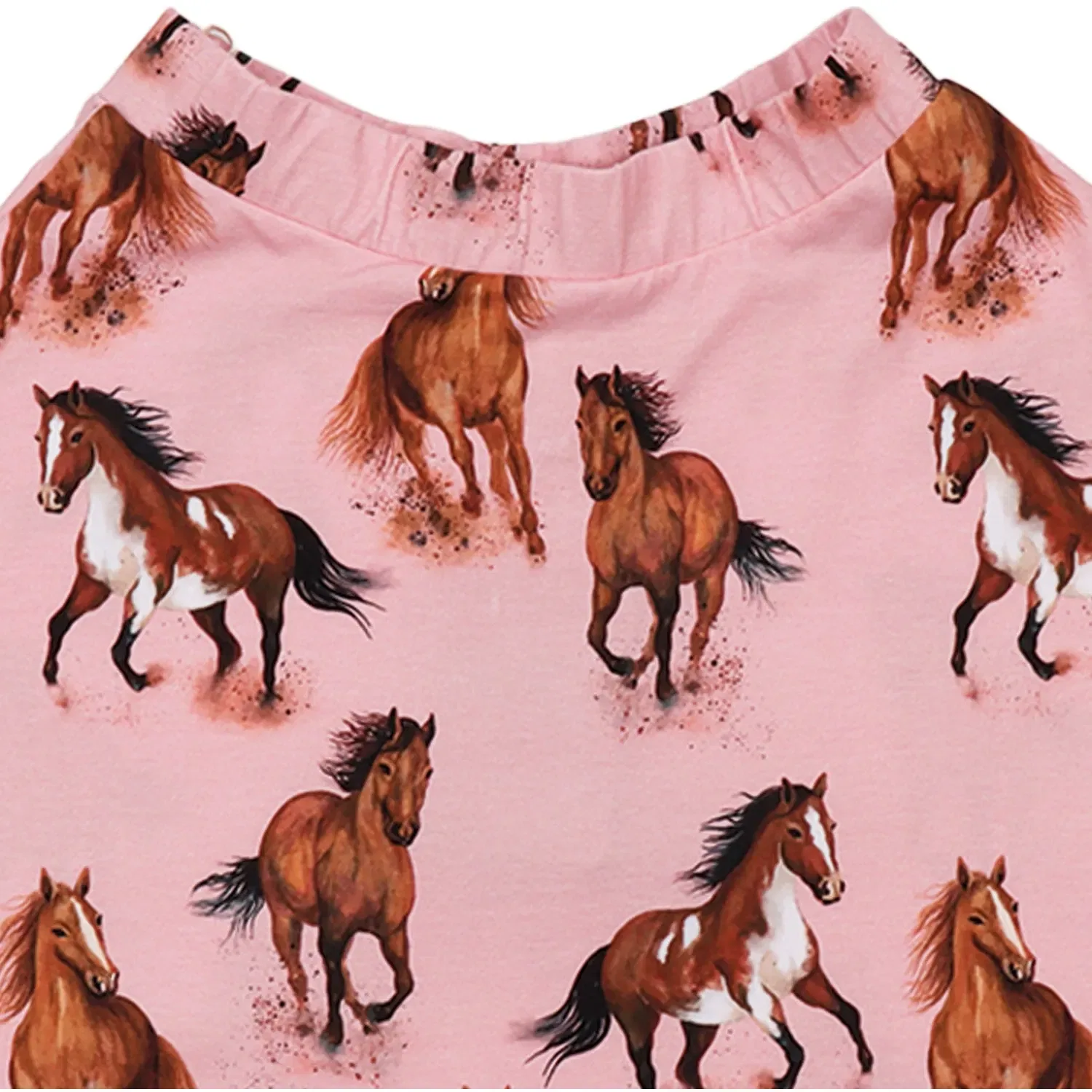 Юбка с принтом лошадей Rock Graceful Horses Walkiddy, разноцветный — фото 4