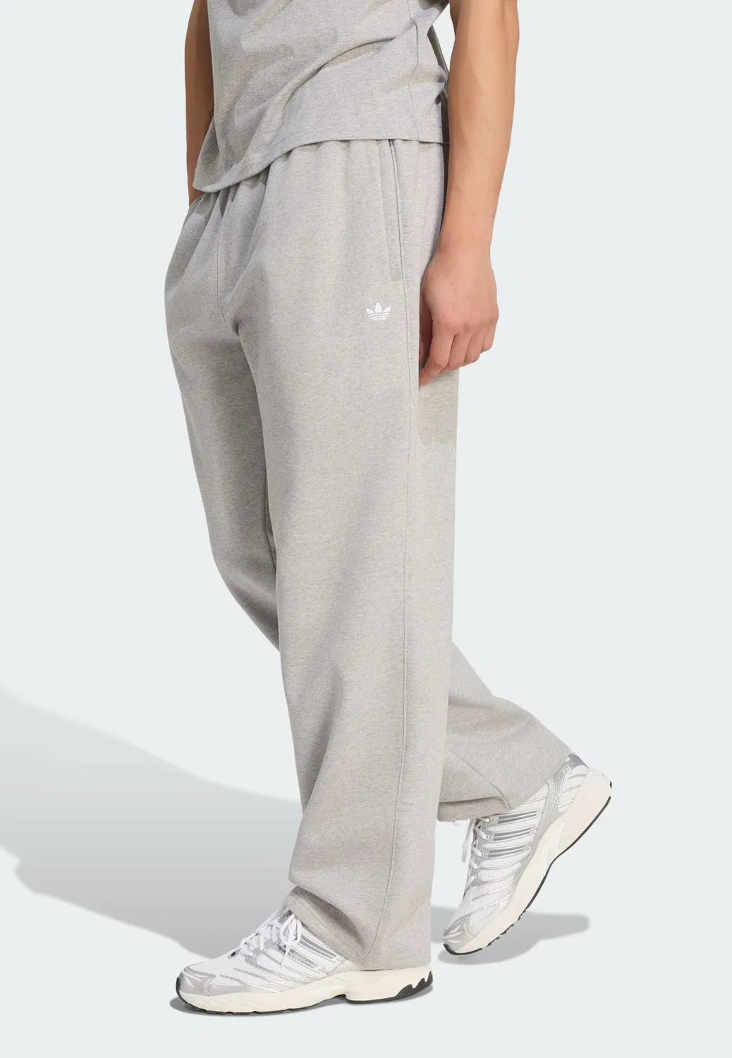 Спортивные брюки Adidas Originals свободного кроя Trefoil Essentials, серый — фото 2
