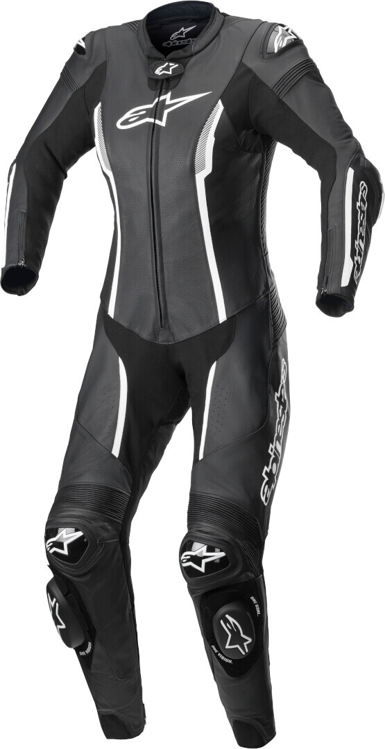 

Alpinestars Stella Missile V2 Цельный мотоцикл женский кожаный костюм, черный/белый