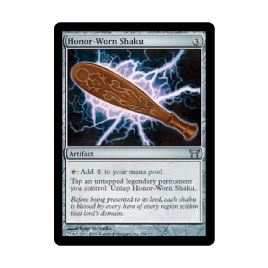 

CCG Поношенный честью Шаку (U), MTG - Champions of Kamigawa