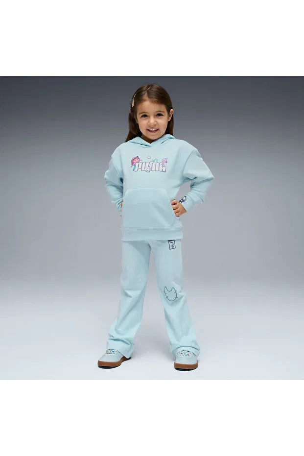 Детские спортивные леггинсы для девочек Puma, Blue — фото 3