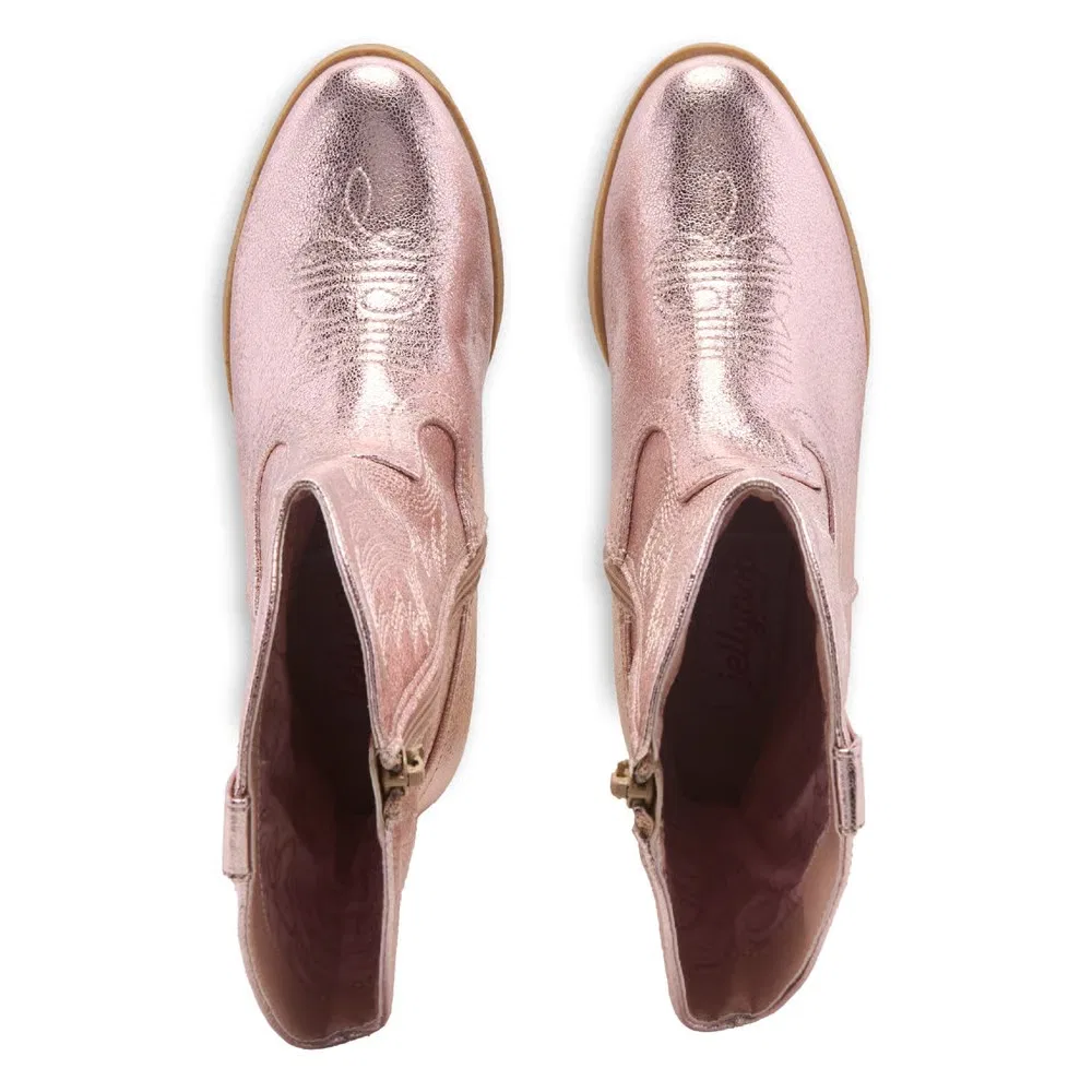 Детские ковбойские сапоги Howdy Jellypop, Pink Shimmer — фото 4