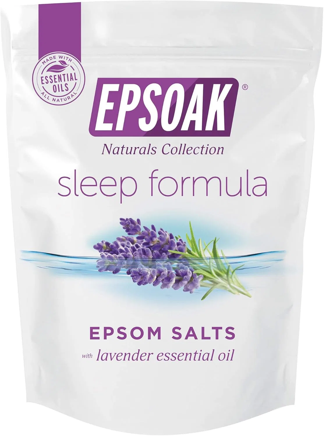 Соль для ванн Лаванда Epsoak, 907 г