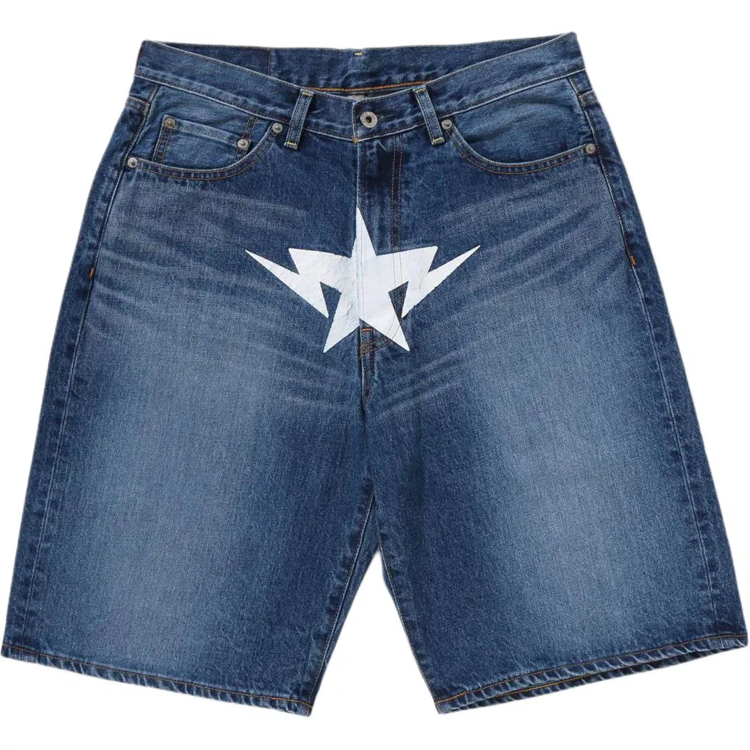 Детские джинсовые шорты A BATHING APE, Blue