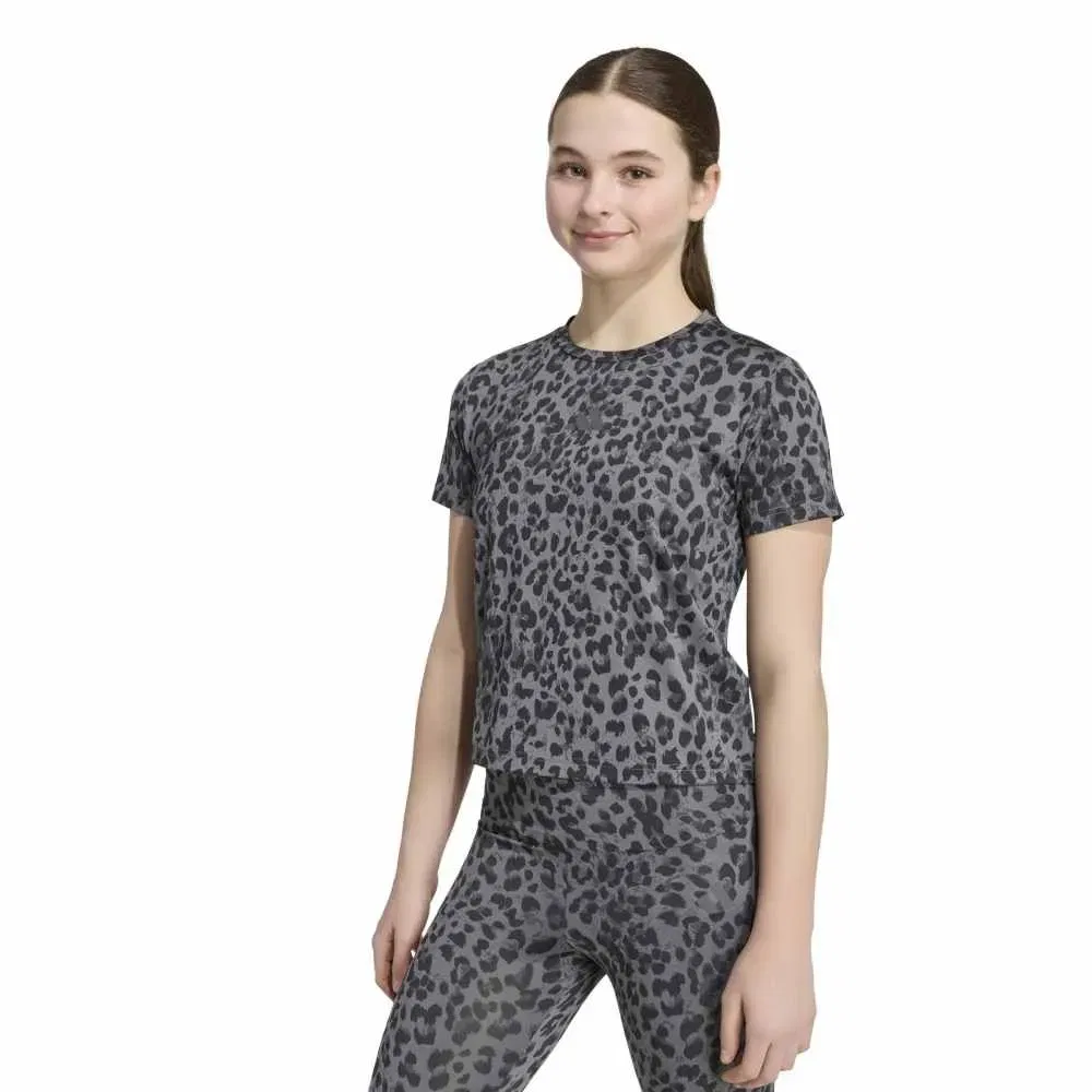 Футболка с принтом Adidas Seasonal Animal Print, серый